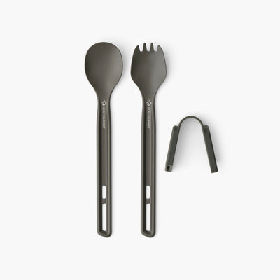 Frontier UL Cutlery Set - [2 Piece] Long Handle Spoon & Spork