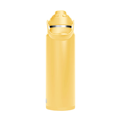 Thrive Chug Insulated Stainless Steel - 1.2L Yellow Bloom