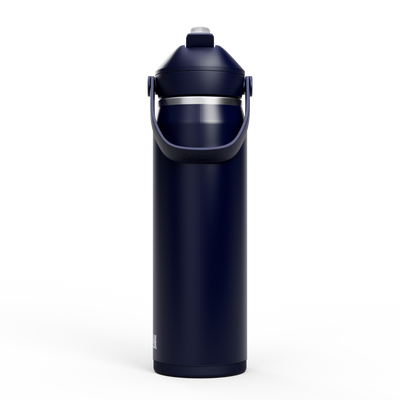Thrive Flip Straw Insulated Stainless Steel - .75L Navy