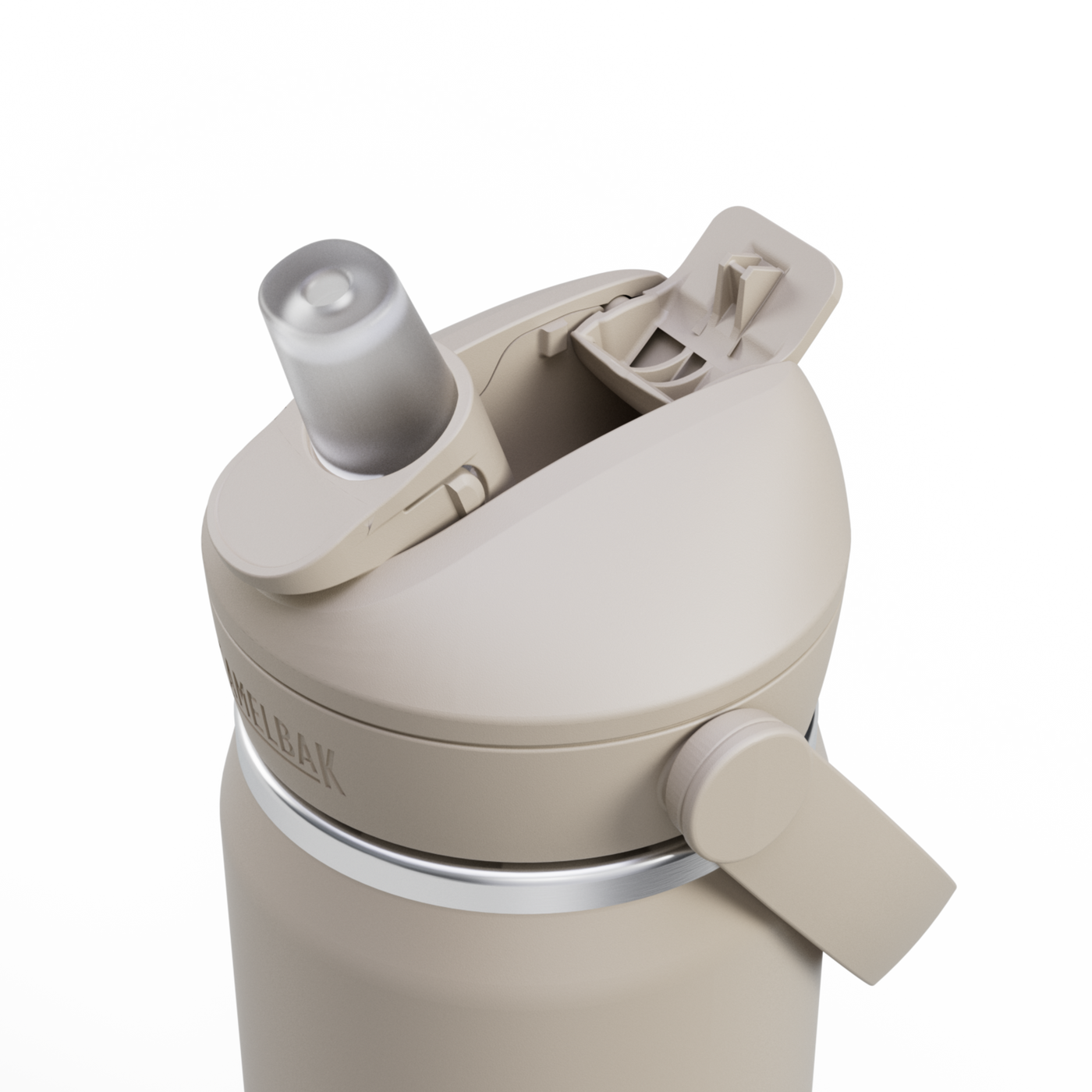 Thrive Flip Straw Insulated Stainless Steel - .6L Stone