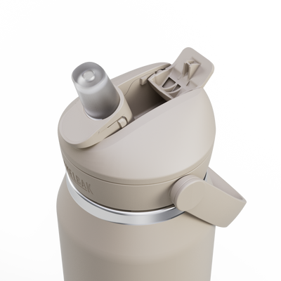 Thrive Flip Straw Insulated Stainless Steel - 1L Stone