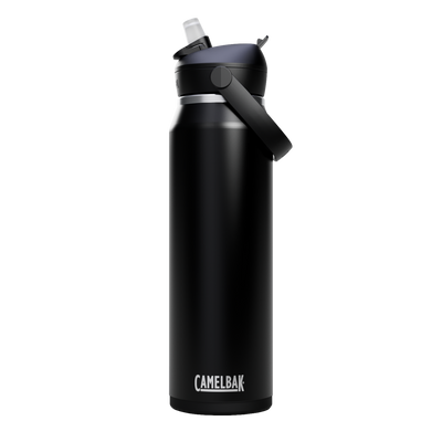 Thrive Flip Straw Insulated Stainless Steel - 1L Black