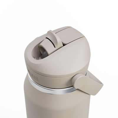 Thrive Flip Straw Insulated Stainless Steel - 1L Stone