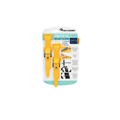 Stretch-Loc TPU Strap 20mm - [2 Pack] 375mm Yellow