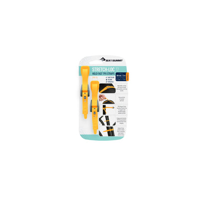 Stretch-Loc TPU Strap 12mm - [2 Pack] 300mm Yellow