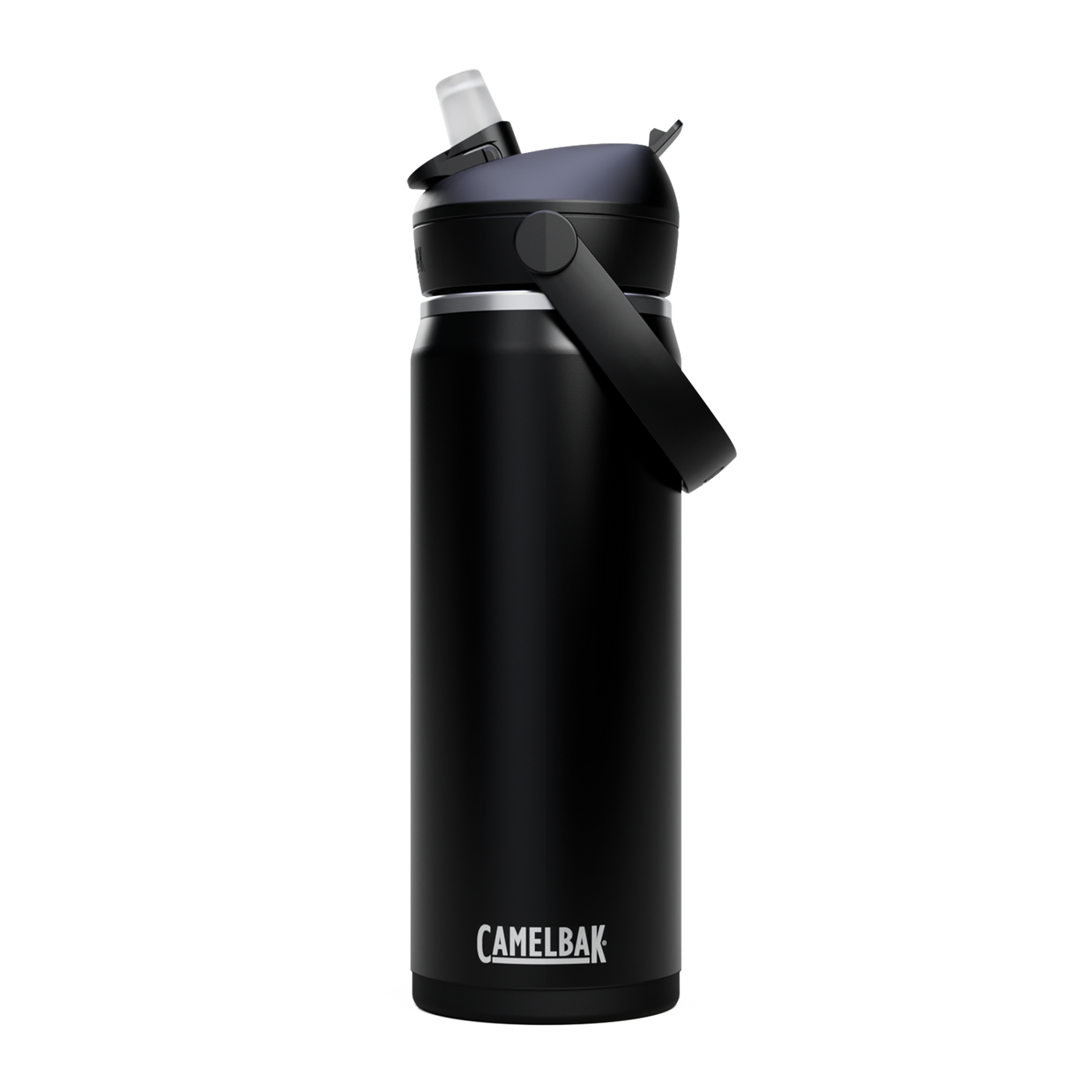 Thrive Flip Straw Insulated Stainless Steel - .6L Black
