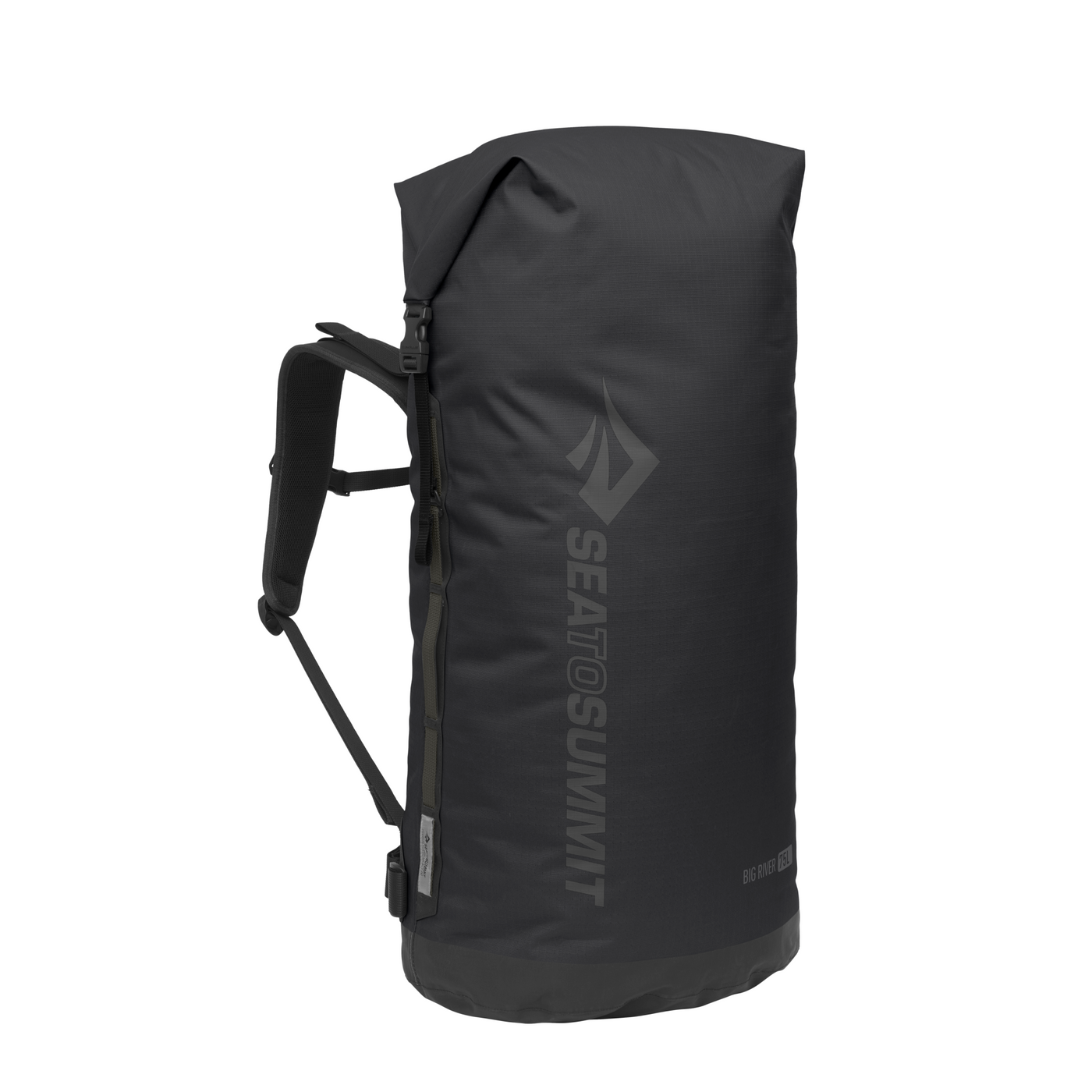 Big River Dry Backpack - 75L Jet Black