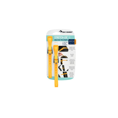 Stretch-Loc TPU Strap 12mm - [2 Pack] 450mm Yellow