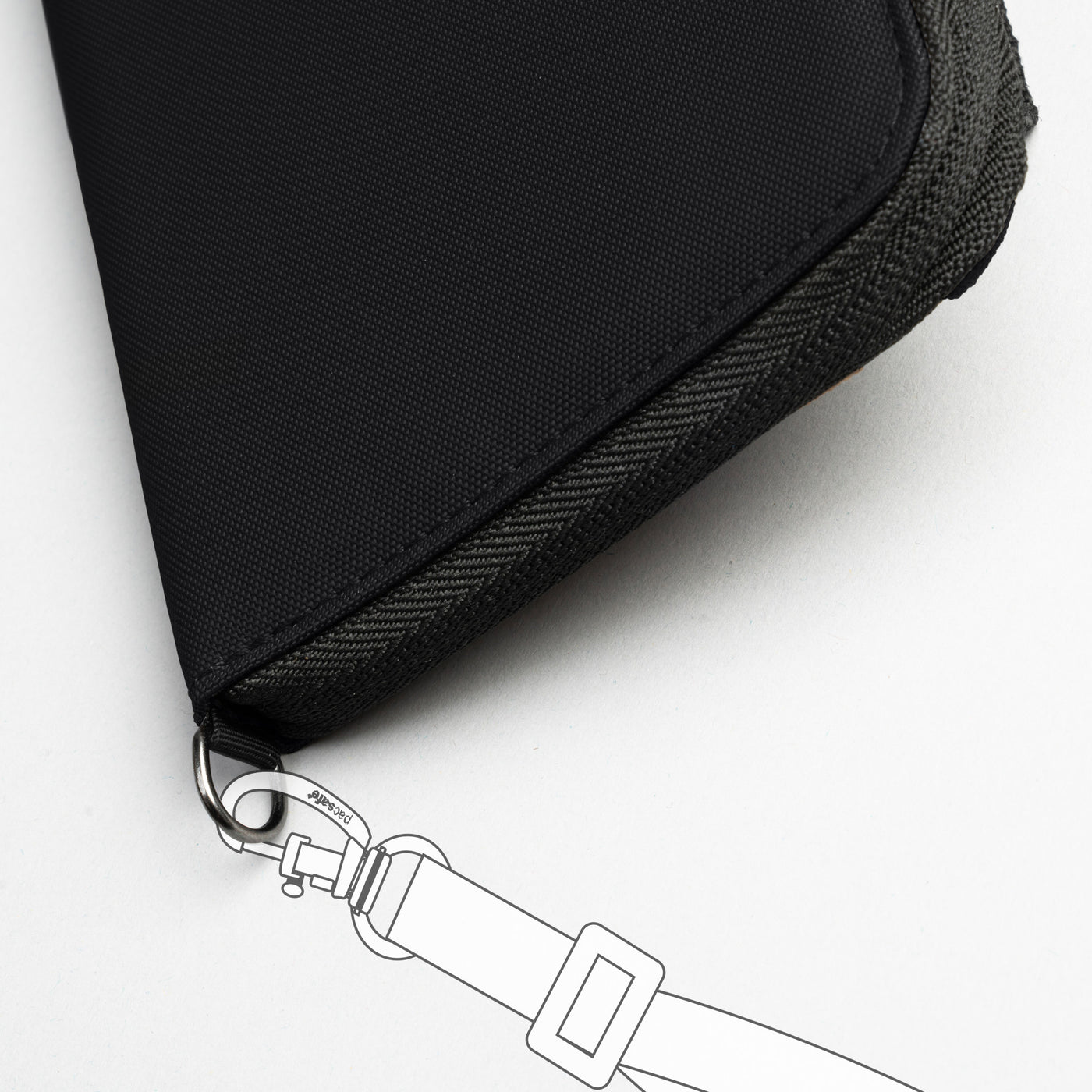 RFIDsafe Zip Around Wallet